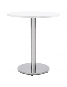 Gamba per Tavolino da Bistrò Argento Ø45x72 cm in Acciaio Inox 2