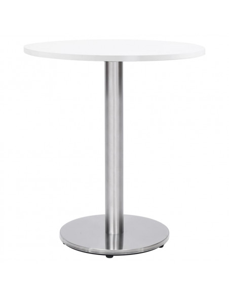 Gamba per Tavolino da Bistrò Argento Ø45x72 cm in Acciaio Inox