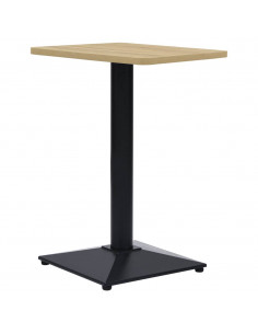 Gamba per Tavolino da Bistrò Nero 41x41x72 cm in Ghisa 2