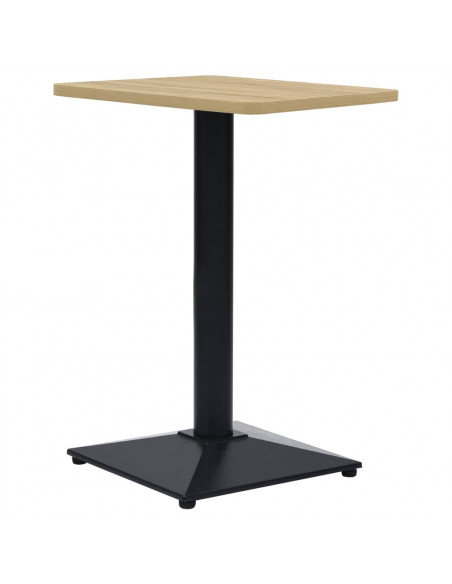 Gamba per Tavolino da Bistrò Nero 41x41x72 cm in Ghisa