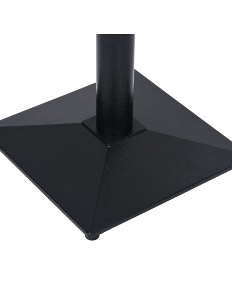 Gamba per Tavolino da Bistrò Nero 41x41x72 cm in Ghisa