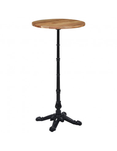 Gamba per Tavolino da Bistrò Nero 52x52x108 cm in Ghisa