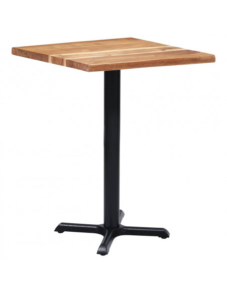 Gamba per Tavolino da Bistrò Nero 56x56x72 cm in Ghisa