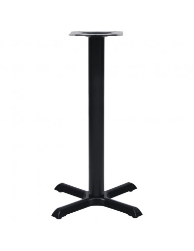 Gamba per Tavolino da Bistrò Nero 56x56x72 cm in Ghisa