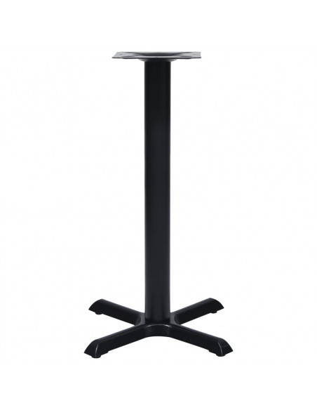 Gamba per Tavolino da Bistrò Nero 56x56x72 cm in Ghisa