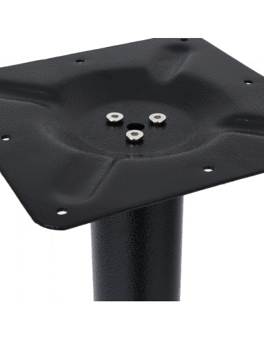 Gamba per Tavolino da Bistrò Nero 56x56x72 cm in Ghisa