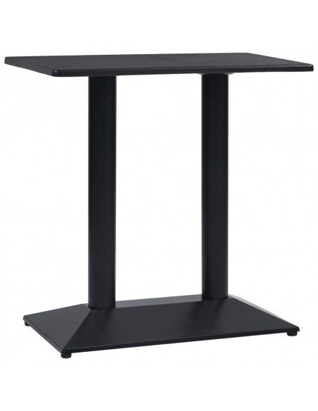Gamba per Tavolino da Bistrò Nero 70x40x72 cm in Ghisa
