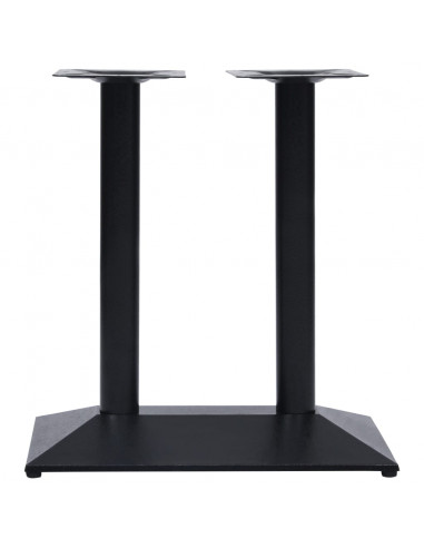 Gamba per Tavolino da Bistrò Nero 70x40x72 cm in Ghisa