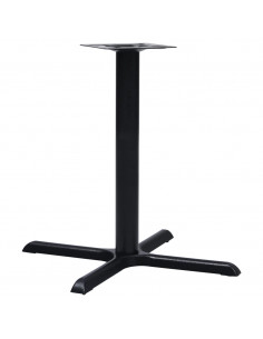 Gamba per Tavolino da Bistrò Nero 76x76x72 cm in Ghisa