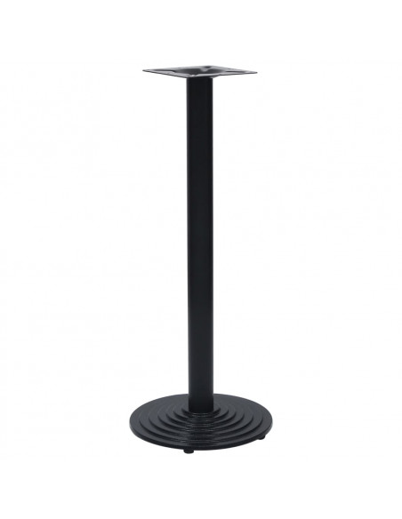 Gamba per Tavolino da Bistrò Nero Ø43x107 cm in Ghisa