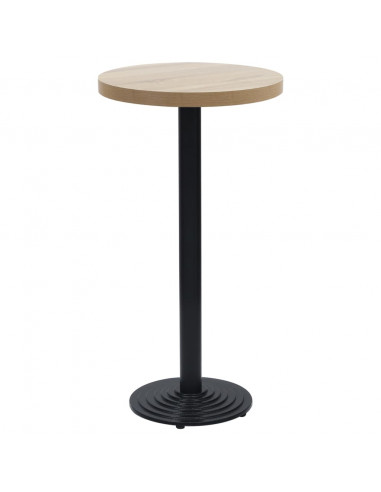 Gamba per Tavolino da Bistrò Nero Ø43x107 cm in Ghisa