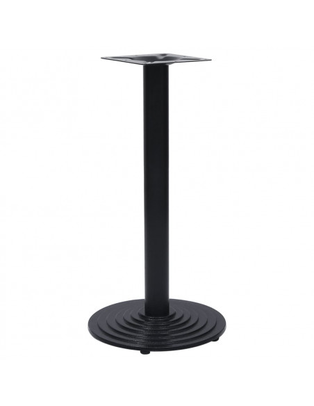 Gamba per Tavolino da Bistrò Nero Ø43x72 cm in Ghisa