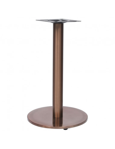 Gamba per Tavolino da Bistrò Oro Ø45x72 cm in Acciaio Inox