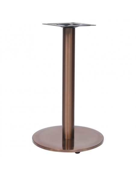 Gamba per Tavolino da Bistrò Oro Ø45x72 cm in Acciaio Inox