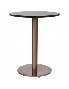 Gamba per Tavolino da Bistrò Oro Ø45x72 cm in Acciaio Inox 2