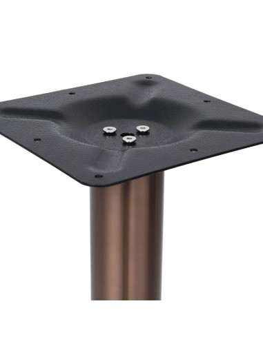 Gamba per Tavolino da Bistrò Oro Ø45x72 cm in Acciaio Inox