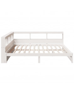 Giroletto con Libreria senza Materasso 180x200 cm in Legno Pino 2