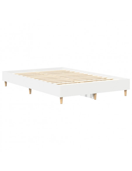 Giroletto senza Materasso Bianco 120x190cm in Legno Multistrato