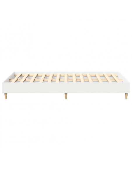 Giroletto senza Materasso Bianco 135x190cm in Legno Multistrato
