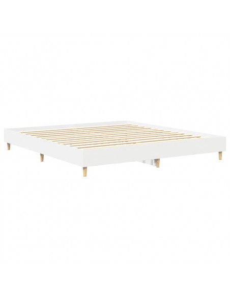 Giroletto senza Materasso Bianco 180x200 cm Legno Multistrato