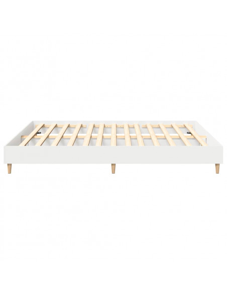 Giroletto senza Materasso Bianco 200x200 cm Legno Multistrato