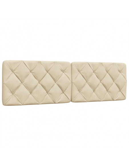 Giroletto senza Materasso Crema 160x200 cm in Tessuto