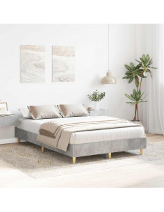 Giroletto senza Materasso Grigio Cemento 135x190 cm Truciolato 2