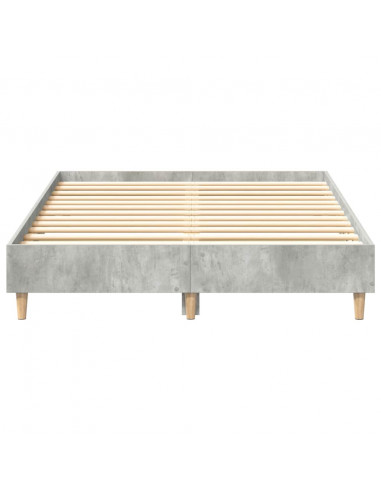 Giroletto senza Materasso Grigio Cemento 135x190 cm Truciolato