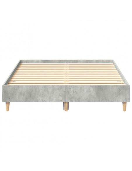 Giroletto senza Materasso Grigio Cemento 135x190 cm Truciolato