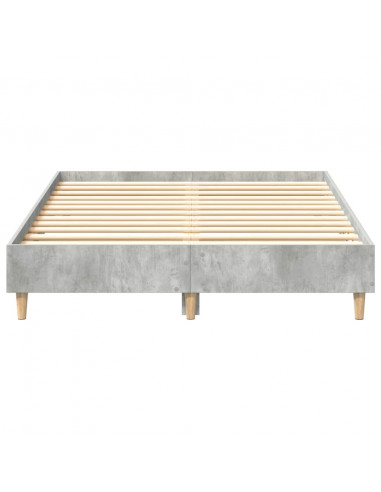 Giroletto senza Materasso Grigio Cemento 140x190 cm Truciolato