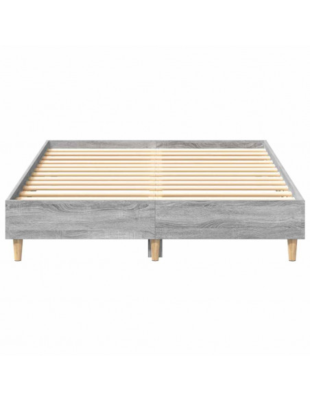 Giroletto senza Materasso Grigio Sonoma 135x190cm in Truciolato