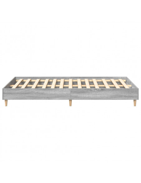 Giroletto senza Materasso Grigio Sonoma 135x190cm in Truciolato