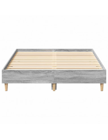 Giroletto senza Materasso Grigio Sonoma 140x190cm in Truciolato