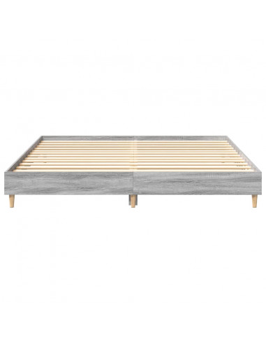 Giroletto senza Materasso Grigio Sonoma 180x200 cm Truciolato