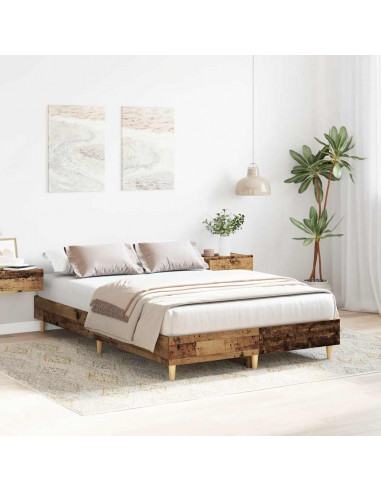 Giroletto senza Materasso Legno Antico 120x190 cm in Truciolato