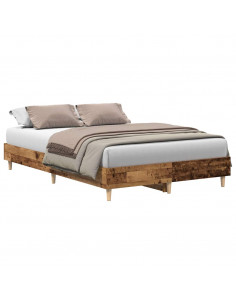 Giroletto senza Materasso Legno Antico 140x190 cm in Truciolato