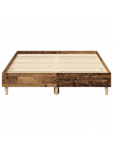 Giroletto senza Materasso Legno Antico 140x190 cm in Truciolato