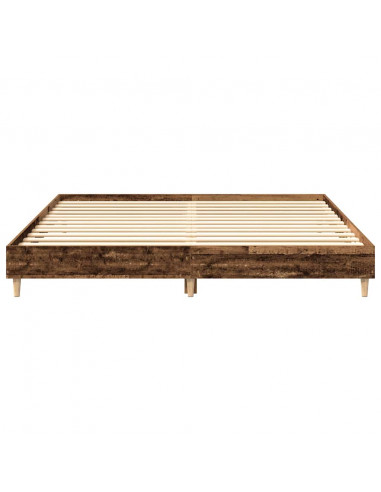 Giroletto senza Materasso Legno Antico 200x200 cm in Truciolato