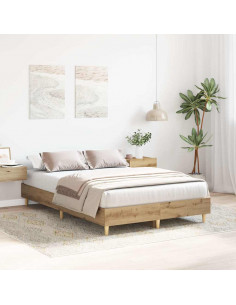 Giroletto senza Materasso Rovere Artigianale 135x190 cm 2