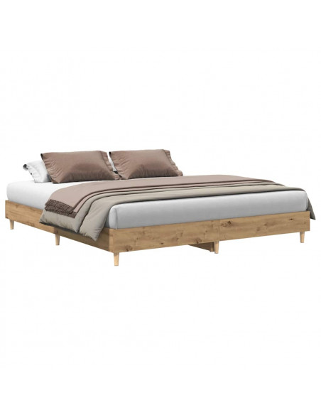 Giroletto senza Materasso Rovere Artigianale 200x200 cm