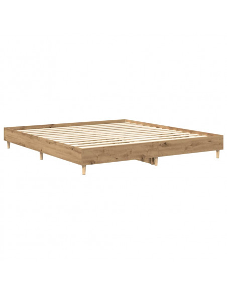 Giroletto senza Materasso Rovere Artigianale 200x200 cm