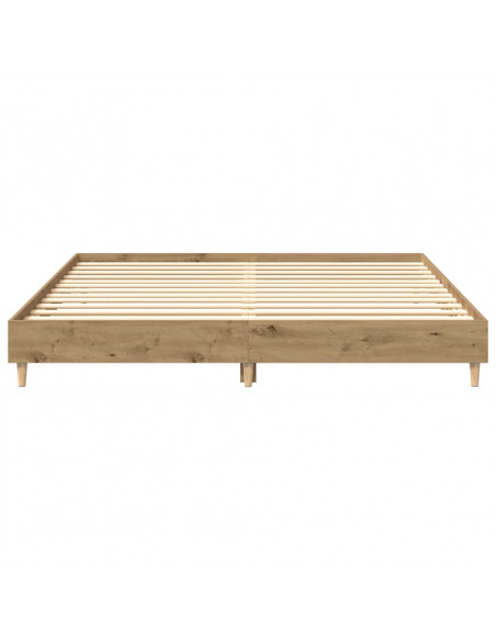 Giroletto senza Materasso Rovere Artigianale 200x200 cm