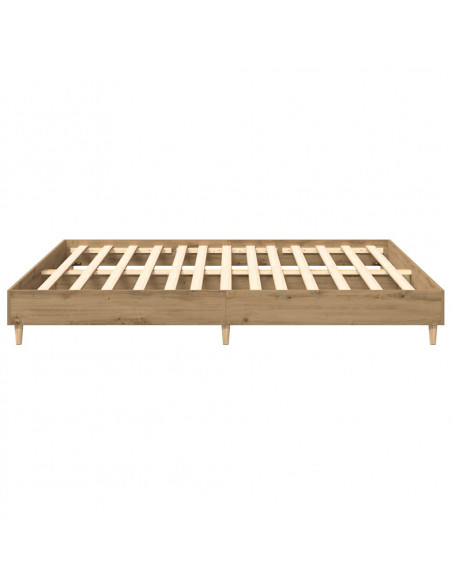 Giroletto senza Materasso Rovere Artigianale 200x200 cm