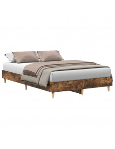 Giroletto senza Materasso Rovere Fumo 120x190 cm in Truciolato