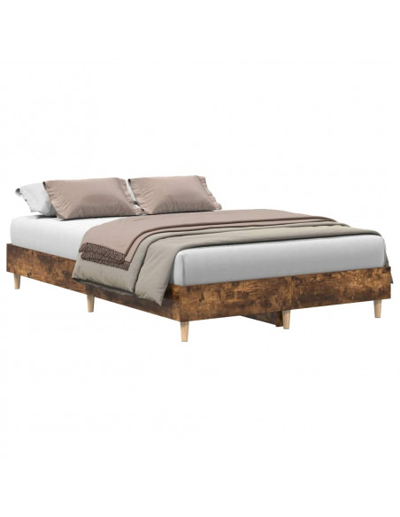 Giroletto senza Materasso Rovere Fumo 135x190 cm in Truciolato
