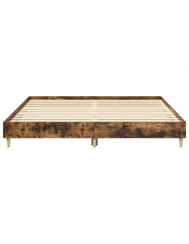 Giroletto senza Materasso Rovere Fumo 200x200 cm in Truciolato