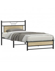 Giroletto senza Materasso Rovere Sonoma 107x203cm in Truciolato