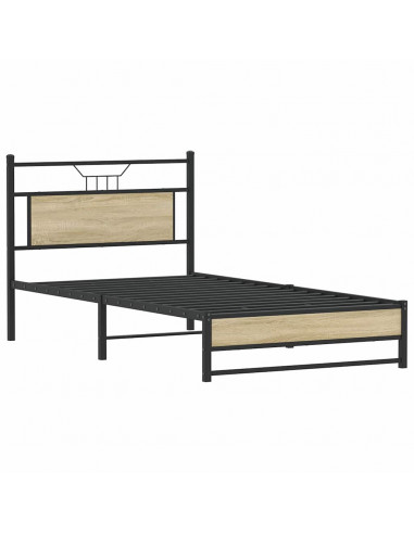 Giroletto senza Materasso Rovere Sonoma 107x203cm in Truciolato