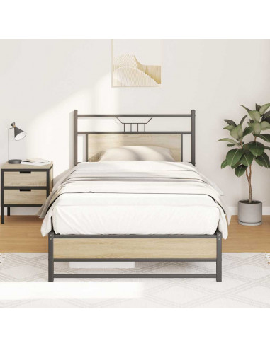 Giroletto senza Materasso Rovere Sonoma 107x203cm in Truciolato