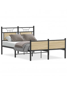 Giroletto senza Materasso Rovere Sonoma 120x190cm in Truciolato